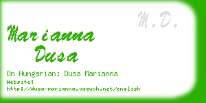 marianna dusa business card